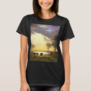Der Büffalo-Pfad von Albert Bierstadt T-Shirt