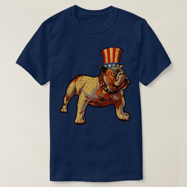 Der Bulldogge T-Shirt (Design vorne)