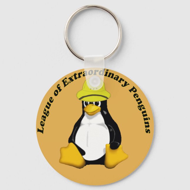 Der Bund außergewöhnlicher Pinguine Schlüsselanhänger (Vorderseite)