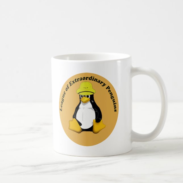 Der Bund außergewöhnlicher Pinguine Tasse (Rechts)