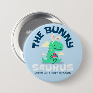 Der Bunny Saurus Frohe Ostern Knopf Button