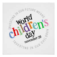 Der bunte glückliche Weltkindertag