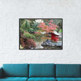 Der bunte japanische botanische Garten Fotodruck