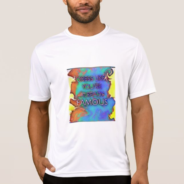Der bunte T - Shirt der Männer (Vorderseite)