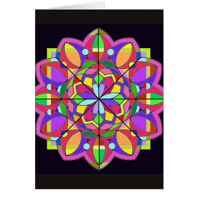 Der Buntglas-Entwurf (Vorne)