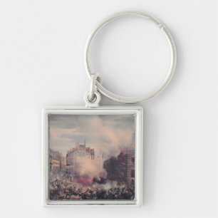 Der Burning des Chateau d'Eau Schlüsselanhänger