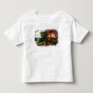 Der Burning von Troja Kleinkind T-shirt