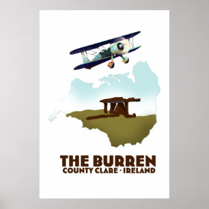 Der Burren-Landkreis Clare Irland Poster