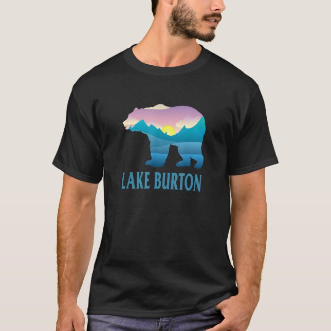 Der Burton-See Lila Umgebung Sonnenbären Natur T-Shirt (Vorderseite)