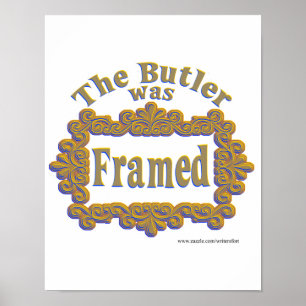 Der Butler War Ein Lustiger Mysterienklischee Poster