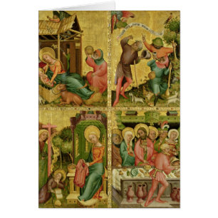 Der Buxtehude Altar, Rechte, 1400-10