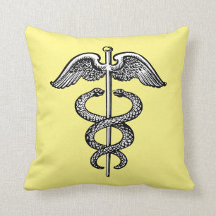 Der Caduceus Kissen