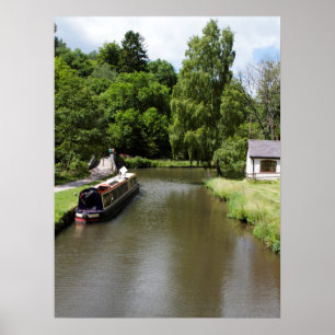Der Caldon Canal Consall Staffordshire Postcard La Poster