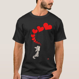 Der Call of Liebe T - Shirt einfach (Design auf de