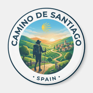 Der Camino de Santiago Spanien Magnet