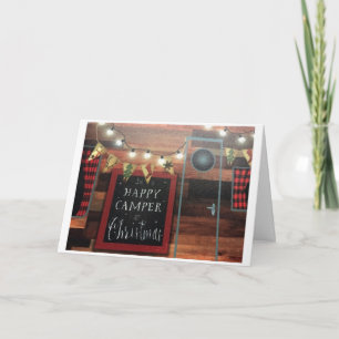DER *CAMPER* IST BEREIT UND WIR SIND FÜR CHRISTMAS KARTE