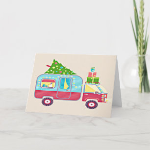 DER *CAMPER* IST BEREIT UND WIR SIND FÜR CHRISTMAS KARTE