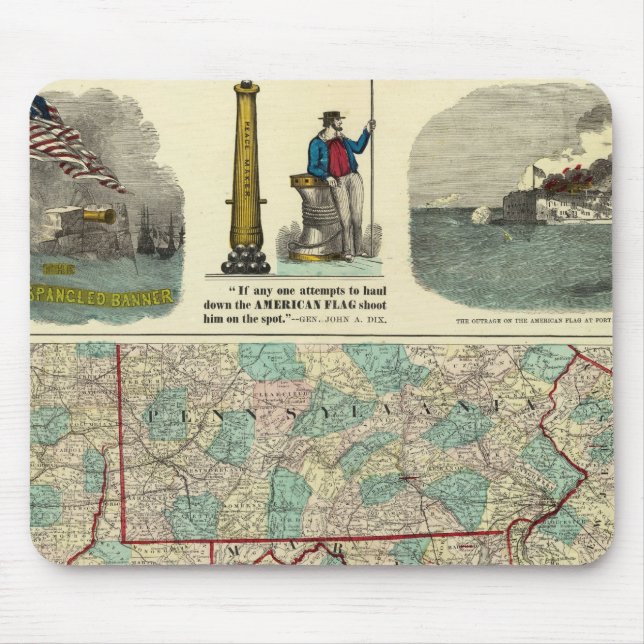 Der Campingplatz unserer Nation Mousepad (Vorne)