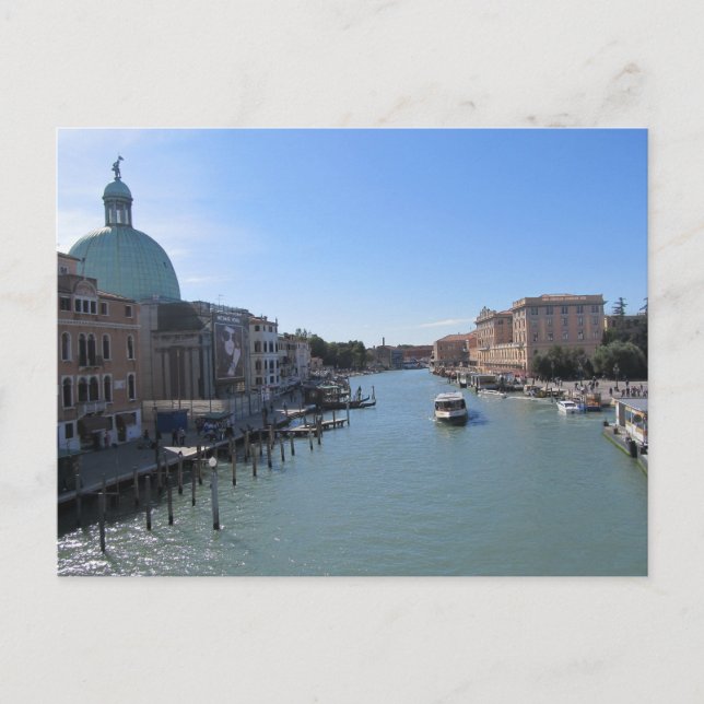 Der Canal Grande Postkarte (Vorderseite)