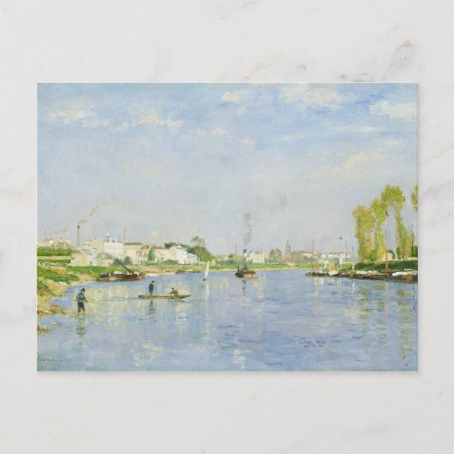 Der Canal Saint-Denis Postkarte (Vorderseite)