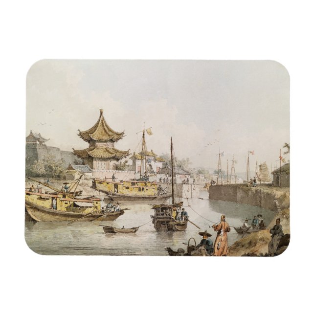 Der Canale Grande, China, (w/c) Magnet (Horizontal)