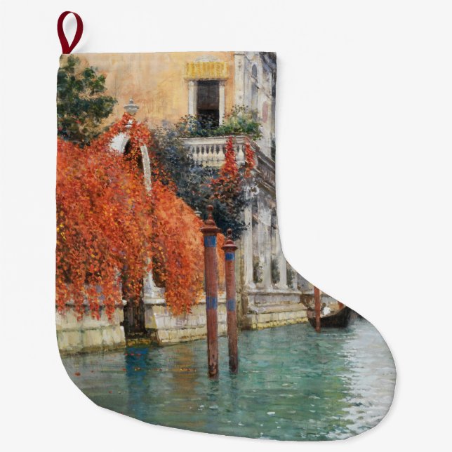Der Canale Grande in Venedig (von Vincenzo Caprile Großer Weihnachtsstrumpf (Vorderseite)