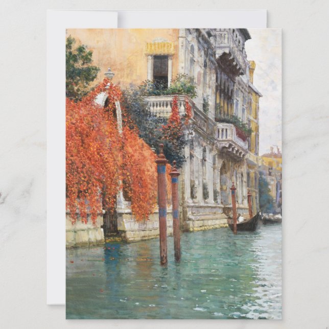 Der Canale Grande in Venedig (von Vincenzo Caprile Karte (Vorderseite)