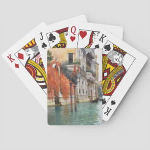 Der Canale Grande in Venedig (von Vincenzo Caprile Spielkarten