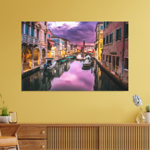 Der Canale Grande von Venedig - Canvas Print Leinwanddruck