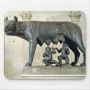 Der Capitoline Sie-Wolf Mousepad