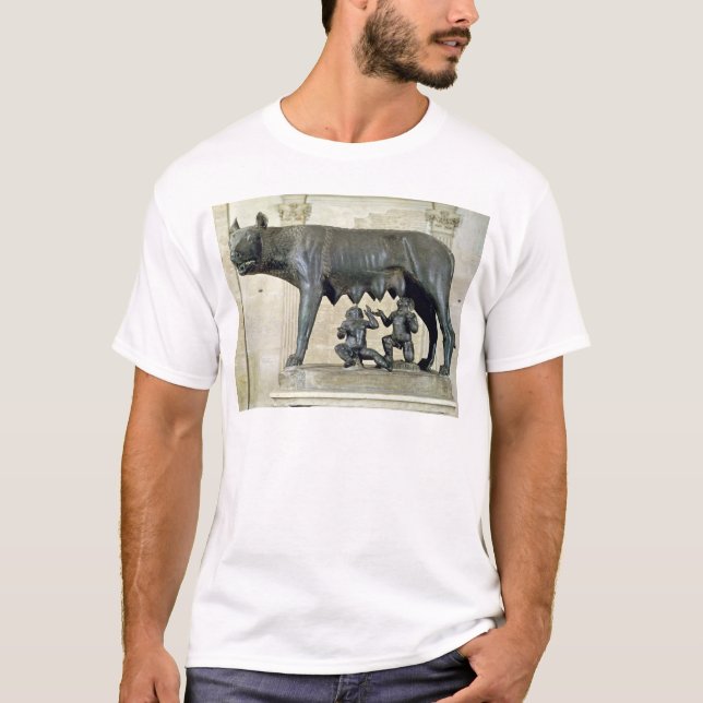 Der Capitoline Sie-Wolf T-Shirt (Vorderseite)