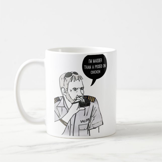 Der Captain Kaffeetasse (Links)