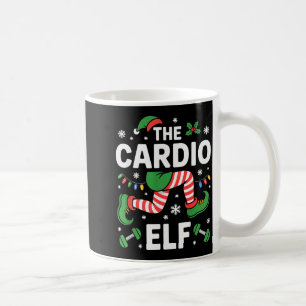 Der Cardio-Elf lustige Fitness-Weihnachten-Gym-Wor Kaffeetasse