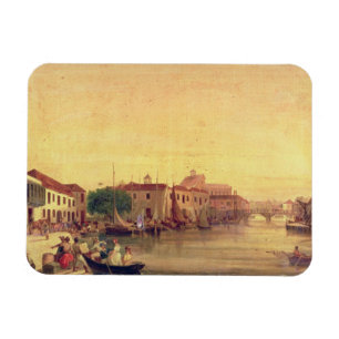 Der Careenage, Bridgetown, Barbados, c.1848 Magnet