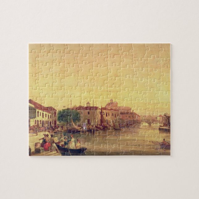 Der Careenage, Bridgetown, Barbados, c.1848 Puzzle (Horizontal)