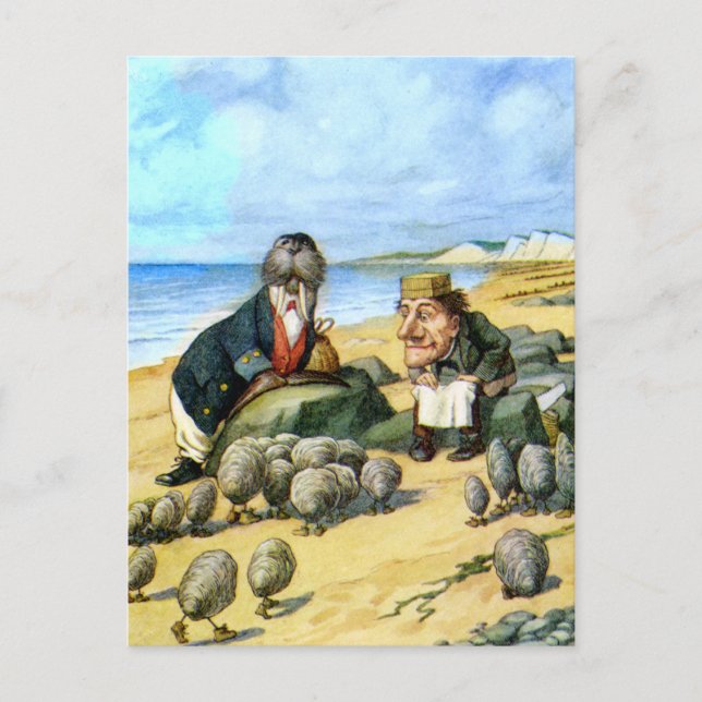 Der Carpenter und der Walrus Postkarte (Vorderseite)