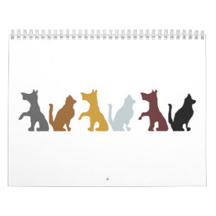 Der Cartoon der Hunde Kalender
