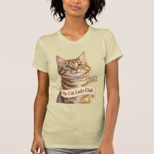 Der Cat Lady Club Stolz Tabby Mitglied T-Shirt