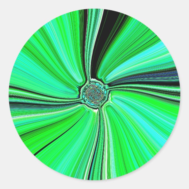 Der CD-Aufkleber Runder Aufkleber (Vorderseite)