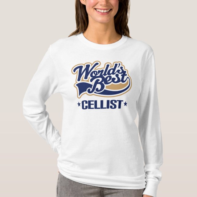 Der Cellist-Musik-Geschenk der Welt bestes T-Shirt (Vorderseite)