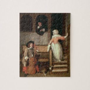Der cello-Spieler, c.1700 (Öl auf Leinwand) Puzzle