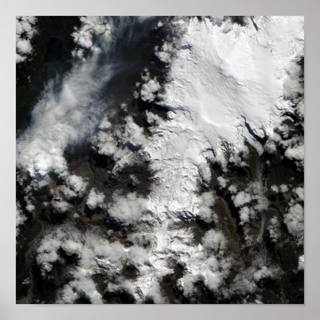 Der Chaiten-Vulkan im Chile Poster (Vorne)