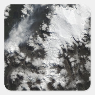 Der Chaiten-Vulkan im Chile Quadratischer Aufkleber
