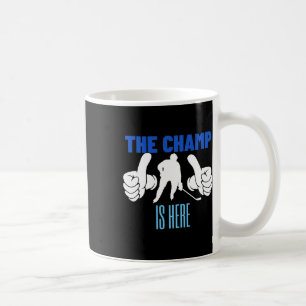 Der Champ ist hier Champion-Eishockey Kaffeetasse