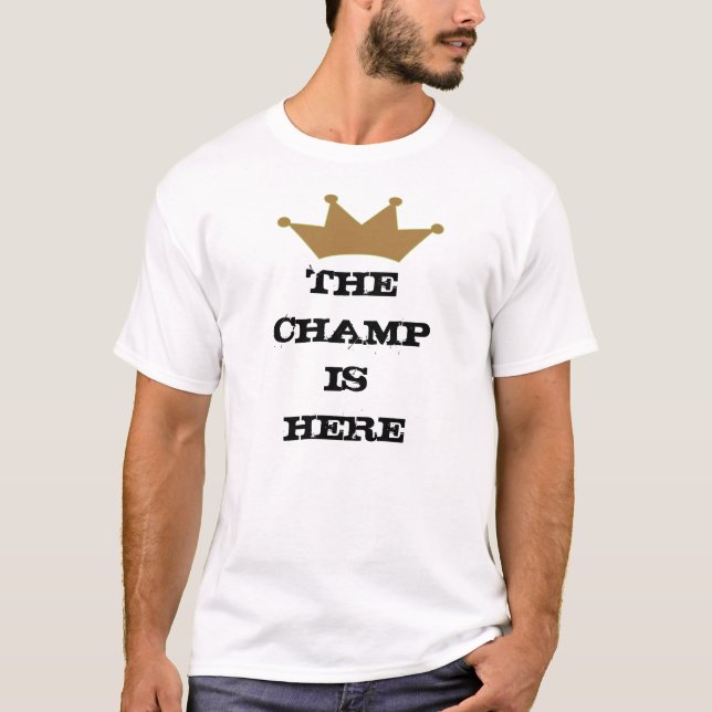 Der Champ ist hier Tyson Fury King Boxing T-Shirt (Vorderseite)