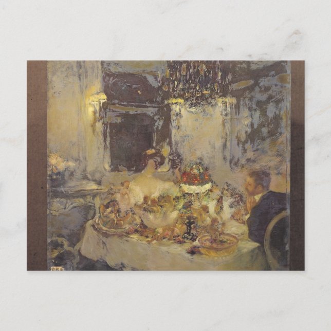 Der Champagner Postkarte (Vorderseite)