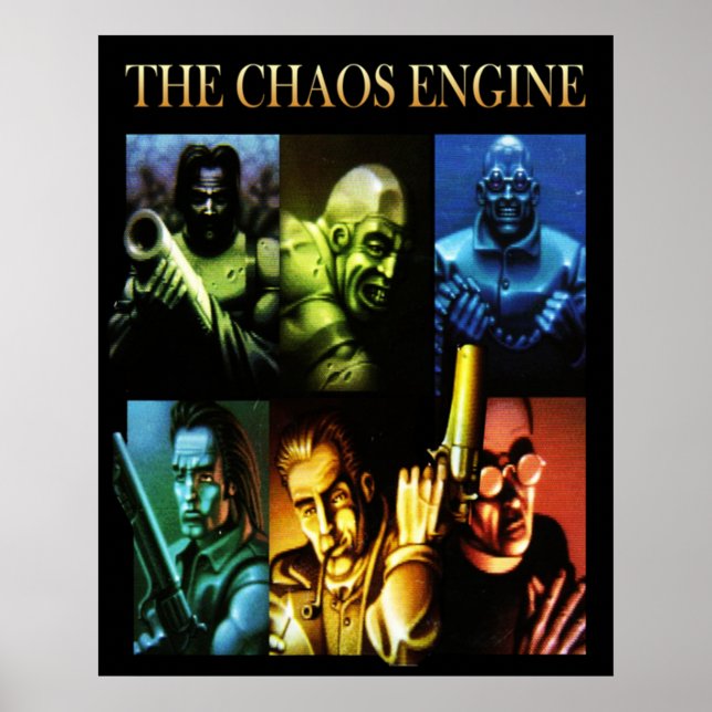 Der Chaos-Motor Poster (Vorne)
