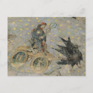 Der Chariot des Merkur, Details aus der Gewölbe Postkarte