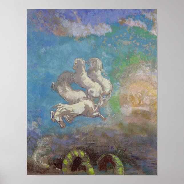 Der Chariot von Apollo, c.1905-14 Poster (Vorne)