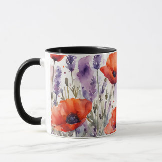 Der Charme der Natur: Pfeffer und Lavendel im Wass Tasse